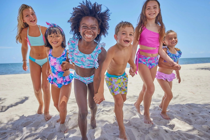 Os trajes de banho infantis Viv Lul s&atilde;o confort&aacute;veis ​​para brincadeiras ativas?