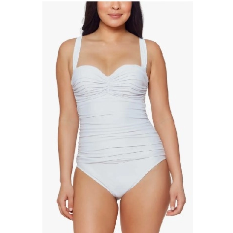 Costume da bagno bianco stile semplice