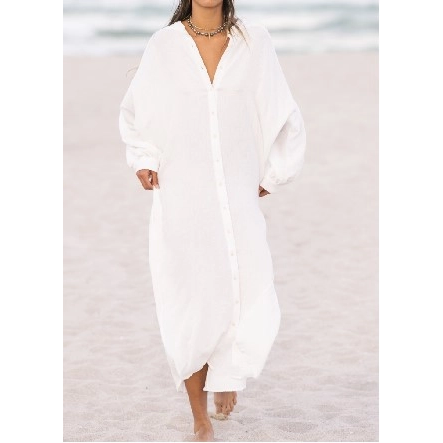 White Beach Cover Up -paita