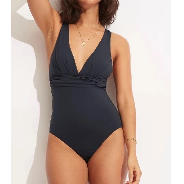 Maillot De Bain M&eacute;tallis&eacute; Avec Anneaux Carr&eacute;s